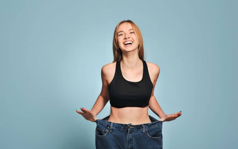 woman long term weight loss